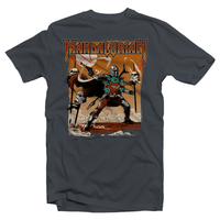 Heavy Metal Tees by Draculabyte l Made from 100% cotton, this unisex t-shirt rocks. Black T-shirt in sizes from small to 6X. Graphic Art, Rock, Movie, Film, Sci-Fi, Yoda, Baby Yoda, Bounty Hunter, TV Show, Mandalorian, Warrior, Boba Fett, Darth Vader, Plus, Princess Leia, Blaster, Episode 3, This is the way, Season 2, Music, Cute, The Child, Best