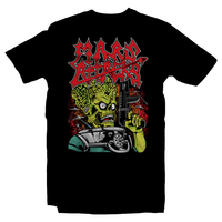 Heavy Metal Tees by Draculabyte l Made from 100% cotton, this unisex t-shirt rocks. Black T-shirt in sizes from small to 6X. Metalheads. Horror, Movie, Film, Scary, Halloween, Evil, Bloody, Killer, Murder, Jason, Freddy, Mars Attacks, UFO, Aliens, Aliens, Outer Space, Tim Burton, Jack Nicholson, Michael Myers, Clothes, Shop, Clothing Store