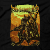Heavy Metal Tees by Draculabyte l Made from 100% cotton, this unisex t-shirt rocks. Black T-shirt in sizes from small to 6X. Metal from Demon's Souls, Metalheads, Dark Souls 2, Praise The Sun, Bloodborne, Demon Souls, RPG, Action, Bonfire, PS4, Solaire, Japanese, PS5, Rock, Art, PS3, The Slayer of Demons, Gothic, You Are Dead