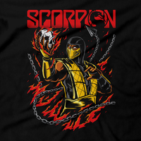 Heavy Metal Tees by Draculabyte l Made from 100% cotton, this unisex t-shirt rocks. Black T-shirt in sizes from small to 6X. Metal, Metalheads, Fighting Game, Finish Him, Arcade, Fighter, Sub Zero, Mortal Kombat 11, MK, Fatality, Blood, SNES, MK2, Raiden, 90s, 1990s, MK11, Skull, Graphic, Scorpion, Movie, Skull, Spine, Head Rip, Ice, MK3, Ninja