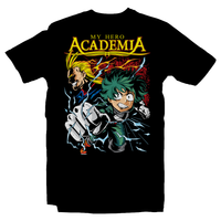 Heavy Metal Tees by Draculabyte l Made from 100% cotton, this unisex t-shirt rocks. Black T-shirt in sizes from small to 6X. Anime, Movie, Film, Animation, Japan, Japanese, Cartoon,  Superhero, My Hero Academia, Izuku Midoriya, Quirks, All Might, Izuku Midoriya, Art, Tee, Store, Clothes, Shop, Naruto, Ghost in the Shell, Akira
