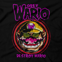 Heavy Metal Tees by Draculabyte l Made from 100% cotton, this unisex t-shirt rocks. Black T-shirt in sizes from small to 6X. Metal, Wario, Warioland, Wah, Super Mario, Super Mario Land, Super Smash Bros, Cute, Shirt, Nintendo, Switch, SMB, 6 Golden Coins, Evil, Funny, Retro Game Graphic Art. Destroy, Waluigi, Luigi, Online