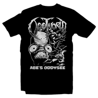 Heavy Metal T-Shirt for Me and Women - Sizes S, M, L, XL, 2X, 3X, 4X, 5X, 6X, Black - Retro Gaming, PS1, Classic, Oddworld, Abe's Odyssey, Stranger, Soul Storm, New and Tasty, RuptureFarms, Mudokon, Crash, Jak and Daxter, PS2, Playstation 2, Insomniac, Spyro, Ratchet and Clank, Guns, PS3, PS4, PS5, Spyro