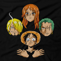 Heavy Metal Tees by Draculabyte l Made from 100% cotton, this unisex t-shirt rocks. Black T-shirt in sizes from small to 6X. Anime, Movie, Film, Animation, Japan, Japanese, Cartoon,  Monkey D. Luffy, Pirates, Once Piece, Roronoa Zoro, Nami, Nico Robin, Boa Hancock, Art, Store, Clothes, Shop, Akira, Tony Chopper, Vinsmoke Sanji
