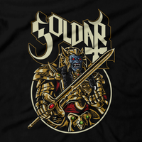 Heavy Metal Tees by Draculabyte l Made from 100% cotton, this unisex t-shirt rocks. Black T-shirt in sizes from small to 6X. Metalheads, Tv Show, Japan, Japanese, Goldar, Alien, Wolf, Monkey, Red, Blue, Yellow, Black, Pink, Green, Lord Zedd, Rita Repulsa, mighty morphin power rangers, Tommy, Zordon, Alpha 5, Megazord, Thunder Megazord