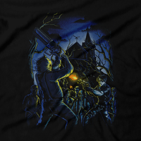 Heavy Metal Tees by Draculabyte l Made from 100% cotton, this unisex t-shirt rocks.  Black T-shirt in sizes from small to 6X Metalheads, RE, Biohazard, Umbrella, Racoon City, Leon Kennedy, Jill Valentine, Zombie, Resident Evil, 4, 7, 2, Chris Redfield, Survival Horror, T-Virus, Gamecube, Cult, Chainsaw man, guy, Tyrant, Boss