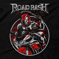 Heavy Metal Tees by Draculabyte l Made from 100% cotton, this unisex t-shirt rocks. Black T-shirt in sizes from small to 6X. Metalheads, Graphic Art, 2, 3, Arcade, Horror, Monsters, Blood, Bloody, Mask, Road Rash, 2, 3, Playstation, Sega Saturn, 3D0, Bike, Weapons Chain, Racing Game, Street Bike, Sega Genesis, Mansion, Clothes, Retro Game, Video Game