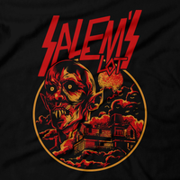 Heavy Metal Tees by Draculabyte l Made from 100% cotton, this unisex t-shirt rocks. Black T-shirt in sizes from small to 6X. Horror, Movie, Film, Scary, Halloween, Evil, Bloody, Killer, Murder, Terror, Salem's Lot, Vampire, Kurt Barlow, Ghost, Slasher, Michael Myers, Freddy Family, 70s, 80s, , Jason Voorhees, 80s, Shirt, Clothes
