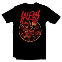 Heavy Metal Tees by Draculabyte l Made from 100% cotton, this unisex t-shirt rocks. Black T-shirt in sizes from small to 6X. Horror, Movie, Film, Scary, Halloween, Evil, Bloody, Killer, Murder, Terror, Salem's Lot, Vampire, Kurt Barlow, Ghost, Slasher, Michael Myers, Freddy Family, 70s, 80s, , Jason Voorhees, 80s, Shirt, Clothes