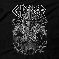 Heavy Metal Tees by Draculabyte l Made from 100% cotton, this unisex t-shirt rocks. Black T-shirt in sizes from small to 6X. Metal, Metalheads, Nintendo, NES, Gamer, Mash Up, TMNT, Michelangelo, Mikey, Leonardo, Donatello, Movie, Brain, Rock and Roll, Metal Head, Comic Books, Cartoons, Shredder, Villain, Krang, Michelangelo, Bebop and Rocksteady, Turtle, Teenage, Mutant Ninja Turtles, Game Graphic Art