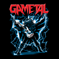Heavy Metal Tees by Draculabyte l Made from 100% cotton, this unisex t-shirt rocks. Black T-shirt in sizes from small to 6X. GaMetal, Youtube, Video Games, Gamer, Retro Gamer, Retro Gaming, Bard, Guitar, Boo, Super Mario, Kirby, Jonny Atma, Music, Shirt, Clothes