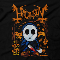 Heavy Metal Tees by Draculabyte l Made from 100% cotton, this unisex t-shirt rocks. Black T-shirt in sizes from small to 6X. Nintendo, Super Mario Bros, Super Mario, Smash Bros, NES, SNES, N64, Retro Gaming, Art, Shirt, Clothing, Shyguy, Shy Guy, Nintendo 64, 90s, Mario Party, Paper Mario, Halloween, Michael Myers, Mask, Horror, Movie, Cute
