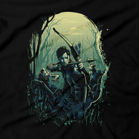 Heavy Metal Tees by Draculabyte l Made from 100% cotton, this unisex t-shirt rocks. Black T-shirt in sizes from small to 6X. Metal, Zombies, Apocalyptic, End of the World, The Last of Us, The Infected, Virus, Corona, Pandemic, The Last of Us Part II, Action, Adventure, Ellie,  Cordyceps fungus, Joel, Naughty Dog, Playstation, Clickers