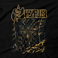 Heavy Metal Tees by Draculabyte l Made from 100% cotton, this unisex t-shirt rocks. Black T-shirt in sizes from small to 6X. Metalheads, Rpg, Open World, Elder Scrolls, Skyrim, Dragon, Dragons, Aela the Huntress, Alduin, Hunter, Final Boss, Metalheads, Eredin, Dungeon, shirt, gift, Graphic Art