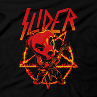 Heavy Metal Tees by Draculabyte l Made from 100% cotton, this unisex t-shirt rocks. Black T-shirt in sizes from small to 6X. Metalheads, SNES, NES, Animal Crossing, Dog, KK Slider, Guitar, Smash Bros, Retro Gamer, Graphic Art, Super Nintendo, Switch, Game Boy, Advance, 3DS, Animal Forest, Mario Kart, New Horizons, Tom Nook, Slayer