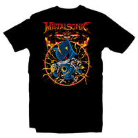 Heavy Metal Tees by Draculabyte l Made from 100% cotton, this unisex t-shirt rocks. Black T-shirt in sizes from small to 6X. Metalheads, Blue Blur, Badnik, Final Boss, Art, Clothing, Video Game, Retro Gaming, Knuckles, Metal Sonic, Dr. Eggman, Sonic the Hedgehog, Tails, Amy, Sega Genesis, Online Store, 2, 3, Sonic CD, dr. robonik, Adventure, Dreamcast, Greenhill
