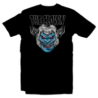 Heavy Metal Tees by Draculabyte l Made from 100% cotton, this unisex t-shirt rocks. Black T-shirt in sizes from small to 6X. Headbangers, Rock, Graphic Art, Shirt, Clothing, Cool, Batman, Movie, Film, Comic, Villain, Clown, Gotham City, DC, Comic Book, Spawn, Violator, Al Simmons, Hamburger Head, Burnt, MALEBOLGIA, Satan, Hell, Hellspawn