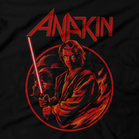 Heavy Metal Tees by Draculabyte l Made from 100% cotton, this unisex t-shirt rocks. Black T-shirt in sizes from small to 6X. Metalheads, Graphic Art, Movie, Film, Sci-Fi, Yoda, Mandalorian, Boba Fett, Darth Vader, Princess Leia, This is the way, Music, Rebel, Black, Chewbacca, Han Solo, Falcon, Luke Skywalker, Anakin, Episode 1, 2, 3, LightSaber, Obi-Wan