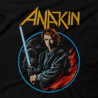 Heavy Metal Tees by Draculabyte l Made from 100% cotton, this unisex t-shirt rocks. Black T-shirt in sizes from small to 6X. Metalheads, Graphic Art, Movie, Film, Sci-Fi, Yoda, Mandalorian, Boba Fett, Darth Vader, Princess Leia, This is the way, Music, Rebel, Black, Chewbacca, Han Solo, Falcon, Luke Skywalker, Anakin, Episode 1, 2, 3, LightSaber, Obi-Wan
