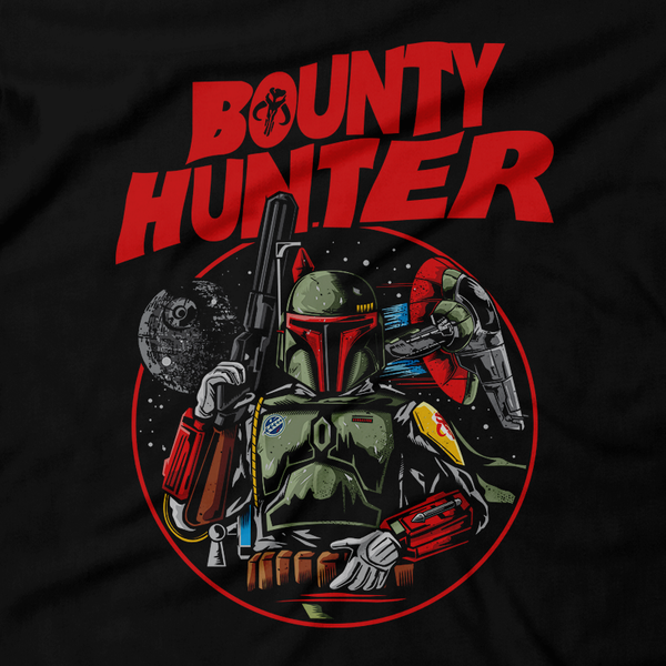 Heavy Metal Tees by Draculabyte l Made from 100% cotton, this unisex t-shirt rocks. Black T-shirt in sizes from small to 6X. Metalheads, Graphic Art, Movie, Film, Sci-Fi, Yoda, Bounty Hunter, Mandalorian, Boba Fett, Darth Vader, Princess Leia, Blaster, This is the way, sarlacc pit, Return of the Jedi, Jabba, Star Wars, Luke, Han Solo, The Book of Boba Fett
