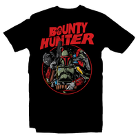 Heavy Metal Tees by Draculabyte l Made from 100% cotton, this unisex t-shirt rocks. Black T-shirt in sizes from small to 6X. Metalheads, Graphic Art, Movie, Film, Sci-Fi, Yoda, Bounty Hunter, Mandalorian, Boba Fett, Darth Vader, Princess Leia, Blaster, This is the way, sarlacc pit, Return of the Jedi, Jabba, Star Wars, Luke, Han Solo, The Book of Boba Fett
