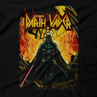 Heavy Metal Tees by Draculabyte l Made from 100% cotton, this unisex t-shirt rocks. Black T-shirt in sizes from small to 6X. Metalheads, Graphic Art, Rock, Movie, Film, Sci-Fi, Yoda, Jedi, The Force, Mandalorian, ROTJ, Darth Vader, Han Solo, Princess Leia, Sith Lord, Dark Side, Anakin Skywalker, Tie Fighters, The Empire, def leppard, Death Star, Lightsaber
