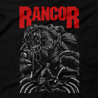Heavy Metal Tees by Draculabyte l Made from 100% cotton, this unisex t-shirt rocks. Black T-shirt in sizes from small to 6X. Metalheads, Graphic Art, Movie, Film, Sci-Fi, Bounty Hunter, Mandalorian, Boba Fett, Darth Vader, Princess Leia, This is the way, sarlacc pit, Return of the Jedi, Jabba, Star Wars, Luke, Han Solo, The Book of Boba Fett, Rancor, Monste