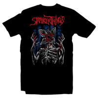 Heavy Metal Tees by Draculabyte l Made from 100% cotton, this unisex t-shirt rocks. Black T-shirt in sizes from small to 6X. Horror, Movie, Film, Scary, Halloween, Evil, Bloody, Killer, Murder, Terror, Monster, Strange, 80s, tv show, Demogorgon, Dream, Sleep, Jason Voorhees, 80s, Shirt, Clothes, Series, Creature, Thing, Online