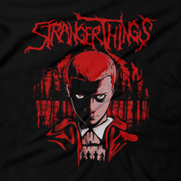 Heavy Metal Tees by Draculabyte l Made from 100% cotton, this unisex t-shirt rocks. Black T-shirt in sizes from small to 6X. Horror, Movie, Film, Scary, Halloween, Evil, Bloody, Killer, Murder, Terror, Monster, Strange, 80s, tv show, Demogorgon, Dream, Sleep, Jason Voorhees, 80s, Shirt, Clothes, Series, Creature, Thing, Online