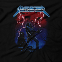Heavy Metal Tees by Draculabyte l Made from 100% cotton, this unisex t-shirt rocks. Black T-shirt in sizes from small to 6X. Horror, Movie, Film, Scary, Halloween, Evil, Bloody, Killer, Murder, Terror, Monster, Strange, 80s, tv show, Demogorgon, Dream, Sleep, Jason Voorhees, 80s, Shirt, Clothes, Series, Creature, Thing, Online