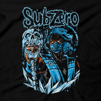 Heavy Metal Tees by Draculabyte l Made from 100% cotton, this unisex t-shirt rocks. Black T-shirt in sizes from small to 6X. Metal, Metalheads, Fighting Game, Finish Him, Arcade, Fighter, Sub Zero, Mortal Kombat 11, MK, Fatality, Blood, SNES, MK2, Raiden, 90s, 1990s, MK11, Skull, Graphic, Scorpion, Movie, Skull, Spine, Head Rip, Ice, MK3, Ninja