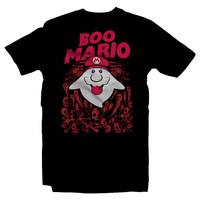 Heavy Metal Tees by Draculabyte l Made from 100% cotton, this unisex t-shirt rocks. Black T-shirt in sizes from small to 6X. Metalheads, King Boo, Ghost, Super Mario, SMB, Mario 3, Super Mario 64, Mario Kart 64, Retro, Video Games, Gamer, SNES, Nintendo Shirt, Switch, N64, Art, Luigi's Mansion, Halloween, Big Boo, Boo Mario, Cute, Funny, SMB 3, Ghost, Ghosts