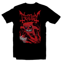 Heavy Metal Tees by Draculabyte l Made from 100% cotton, this unisex t-shirt rocks. Black T-shirt in sizes from small to 6X. Heavy Metal designs on tees. Horror, Video Games, Gamer, Red, Cult, Silent Hill, Silent Hill 2, Silent Hill 3, Meat Boy, Bloody, Run and Jump, Cool, Awesome, Classic, Super Meat Boy, Blades, Saws, Difficult, Very Hard