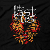 Heavy Metal Tees by Draculabyte l Made from 100% cotton, this unisex t-shirt rocks. Black T-shirt in sizes from small to 6X. Metal, Zombies, Apocalyptic, End of the World, The Last of Us, The Infected, Virus, Corona, Covid-19, Pandemic, The Last of Us Part II, Action, Adventure, Ellie, Cordyceps fungus, Joel, Naught Dog, Playstation