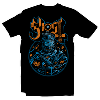 Heavy Metal Tees by Draculabyte l Made from 100% cotton, this unisex t-shirt rocks. Black T-shirt in sizes from small to 6X. Metalheads - Gamer, Graphic Art, Video Games, Japan, Japanese, Samurai, Shimura is the jito (lord), ghost of tsushima, Jin Sakai, Mongol, Sword, Sakai Katana, Half Bow, Arrows, Sakai Tanto, Khotun Khan, Empire, Red Sun, Video games