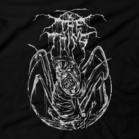 Heavy Metal Tees by Draculabyte l Made from 100% cotton, this unisex t-shirt rocks. Black T-shirt in sizes from small to 6X. Horror, Movie, Film, Scary, Halloween, Evil, Bloody, Killer, Murder, Monster, The Thing, Norris, Snow, John Carpenter, R.J. MacReady, videogame,  Dr. Blair, Alien, 1982, Michael Myers, Clothes