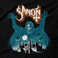 Heavy Metal Tees by Draculabyte l Made from 100% cotton, this unisex t-shirt rocks. Black T-shirt in sizes from small to 6X. Metalheads - Retro Gamer, Graphic Art, Video Games, Breath of the Wild, Boss, Ganon, Ganondorf, TLOZ, Ghost Band, Hyrule, Ocarina of Time, OOT, Majora's Mask, Nintendo Shirt, Hyrule, Triforce, Phantom Ganon, Skull, The Legend of Zelda