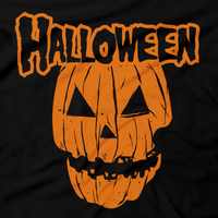 Heavy Metal Tees by Draculabyte l Made from 100% cotton, this unisex t-shirt rocks. Black T-shirt in sizes from small to 6X. Halloween, Pumpkin, Horror, October, October 31st, Scary, Evil, Orange, Carved, Skull, Ghost, Misfits, Shirt, Terror, Jason, Friday the 13th, Rock N Roll, Movie, , Horror, Trick or Treat, Candy,  Haunted House, Costume, Holiday, Art