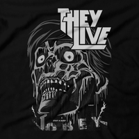 Heavy Metal Tees by Draculabyte l Made from 100% cotton, this unisex t-shirt rocks. Black T-shirt in sizes from small to 6X. Metalheads. Horror, Movie, Film, Scary, Halloween, Evil, Killer, Murder, They Live, Blue, Roddy Piper, Chew Bubblegum, John Carpenter, UFO, Aliens, Outer Space, Nada, Obey, Submit, Myers, Clothes, Shop, Clothing Store