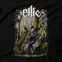 Heavy Metal Tees by Draculabyte l Made from 100% cotton, this unisex t-shirt rocks. Black T-shirt in sizes from small to 6X. Metal, Zombies, Apocalyptic, End of the World, The Last of Us, The Infected, Virus, Corona, Pandemic, The Last of Us Part II, Action, Adventure, Ellie,  Cordyceps fungus, Joel, Naughty Dog, Playstation, Clickers