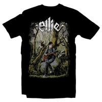 Heavy Metal Tees by Draculabyte l Made from 100% cotton, this unisex t-shirt rocks. Black T-shirt in sizes from small to 6X. Metal, Zombies, Apocalyptic, End of the World, The Last of Us, The Infected, Virus, Corona, Pandemic, The Last of Us Part II, Action, Adventure, Ellie,  Cordyceps fungus, Joel, Naughty Dog, Playstation, Clickers