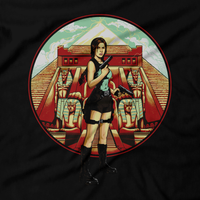 Draculabyte T-shirt - Unisex, Sizes Small to 6x - Metalheads, Tomb, Playstation 2, Playstation 4, PS5, PS3, PS2, PSP, shirt, gift, PS1, Tomb Raider, Lara Croft, Pyramid, Artifact, Angel of Darkness, Sexy, Clothes, Angelina Jolie, 2, 3, 4 Graphic Art
