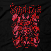 Heavy Metal Tees by Draculabyte l Made from 100% cotton, this unisex t-shirt rocks. Black T-shirt in sizes from small to 6X. Metalheads, Comic Books, Comics, Heroes, Villains, Symbiote, Movie, Film, Alien, Venom, Carnage, Spider-Man, Toxin, Eddie Brock, Maximum, Anti-Venom, Black Suit, Scream, Knull, Peter Parker, Clothes, Men, Women, Shirt