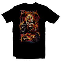 Draculabyte T-shirt - Unisex, Sizes Small to 6x - Metalheads, Sweet Tooth, Playstation 2, Playstation 4, PS5, PS3, PS2, PSP, shirt, gift, Mr. Grimm, Black, Doll Face, Car Combat, Clown, Axel, PS1, Calypso, Minion, Warthog, Twisted Metal, Graphic Art