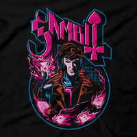 Heavy Metal Tees by Draculabyte l Made from 100% cotton, this unisex t-shirt rocks. Black T-shirt in sizes from small to 6X. Metal heads, Metal, Metal heads, Scary, Spooky, Ghost Band, Papa, Mask, Card, Gamble, Poker, Spade, Gambit, X-Men, Poker Face, Superhero, Hero, MVC, Marvel VS Superheroes, Rogue, Kinetic Card, Remy LeBeau, Art, Shirt, Tee, Clothing