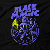 Heavy Metal Tees by Draculabyte l Made from 100% cotton, this unisex t-shirt rocks. Black T-shirt in sizes from small to 6X. Final Fantasy, FF VII, JRPG, Japan, Sephiroth, Videogames, Cloud Strife, Meteor, FF 7, Playstation, Tifa, Shirt, Gamer, PS1, Shop Graphic Art, Remake, PS4, PS5, Aerith, Black Mage, Black Magic, Black Sabbath