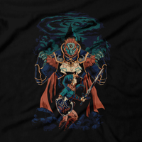 Heavy Metal Tees by Draculabyte l Made from 100% cotton, this unisex t-shirt rocks. Black T-shirt in sizes from small to 6X. Metalheads - Retro Gamer, Graphic Art, Video Games, Breath of the Wild, Final Boss, Ganon, Ganondorf, TLOZ, Ocarina of Time, OOT, Majora's Mask, Nintendo Shirt, Hyrule, Triforce, NES, The Legend of Zelda, Dark, Skull Kid, Beast, Link