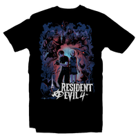 Heavy Metal Tees by Draculabyte l Made from 100% cotton, this unisex t-shirt rocks.  Black T-shirt in sizes from small to 6X Metalheads, RE, Biohazard, Umbrella, Racoon City, Leon Kennedy, Jill Valentine, Zombie, Resident Evil, 4, 7, 2, Chris Redfield, Survival Horror, T-Virus, Parasite, Gamecube,  Ashley Graham, Cult, Las Plagas