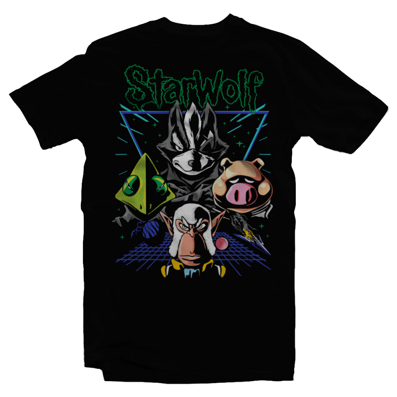VR × LUCY TEE / CHARCOAL Mサイズ The Wolf Eats the Fox - Metal Designs by Draculabyte – draculabyte