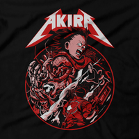 Heavy Metal Tees by Draculabyte l Made from 100% cotton, this unisex t-shirt rocks. Black T-shirt in sizes from small to 6X. Anime, Film, Animation, Japan, Japanese, Cartoon, Akira, Tetsuo Shima, Kei, Kaori Akira, Kiyoko Akira Biker Gang, Monster, Bike, Motorcycle, Art, Store, Clothes, Shop, Ghost in the Shell, 80s, 1980s